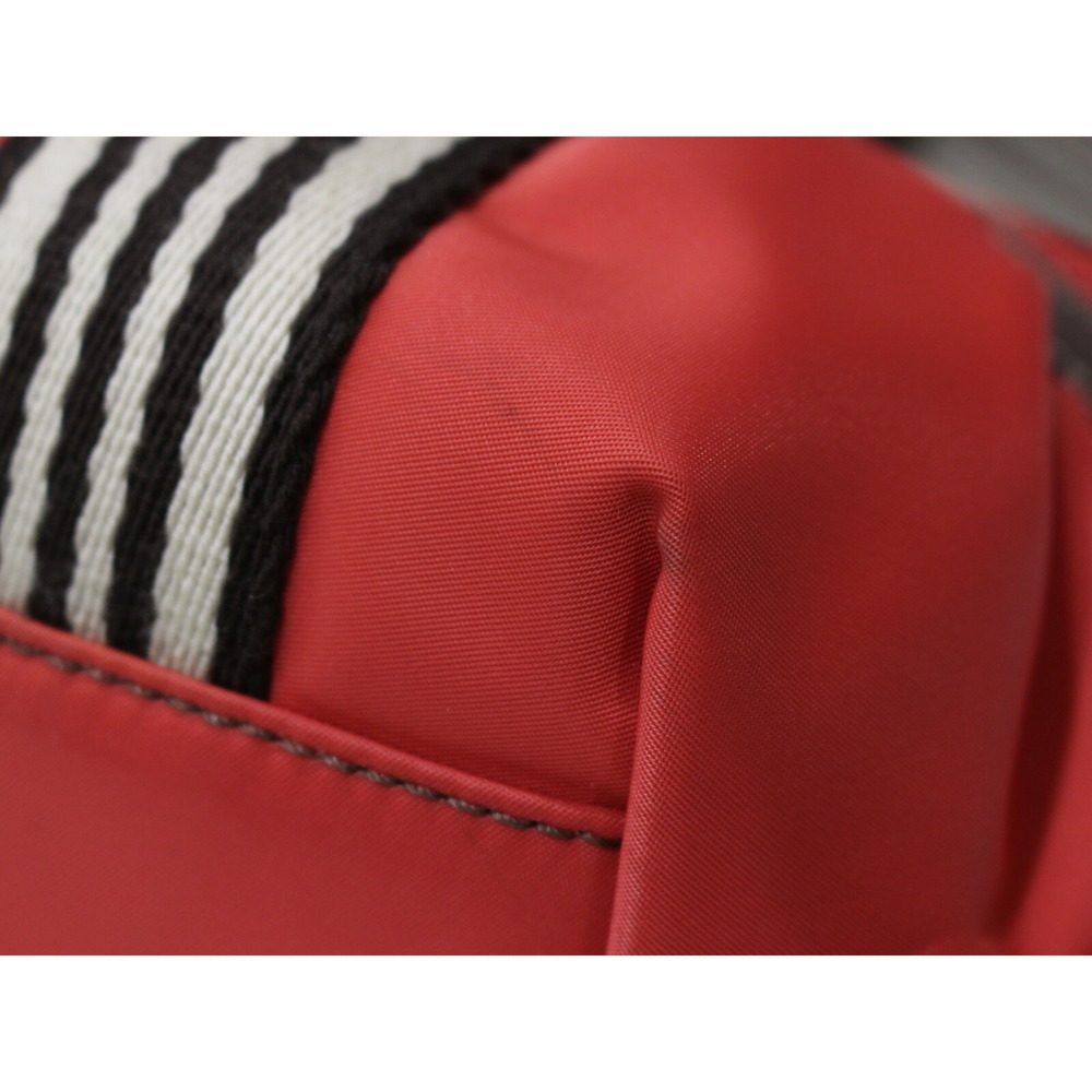 Burberry Blue shoulder Label tote bag red London - Picture 5 of 7